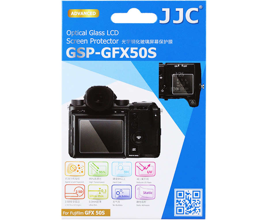 Купить защитное стекло для Fujifilm GFX 50S и Fujifilm GFX 50R - JJC GSP-GFX50S