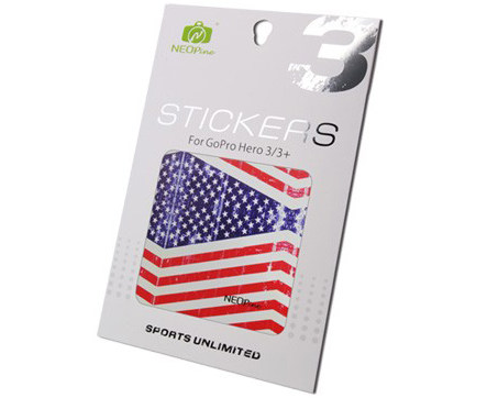Защитный винил для GoPro Hero3 в цвет флага США - NEOpine ST3-6