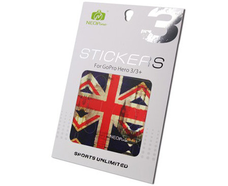 Купить защитный винил для GoPro Hero3 и 3+ в цвет флага Англии - NEOpine ST3-7