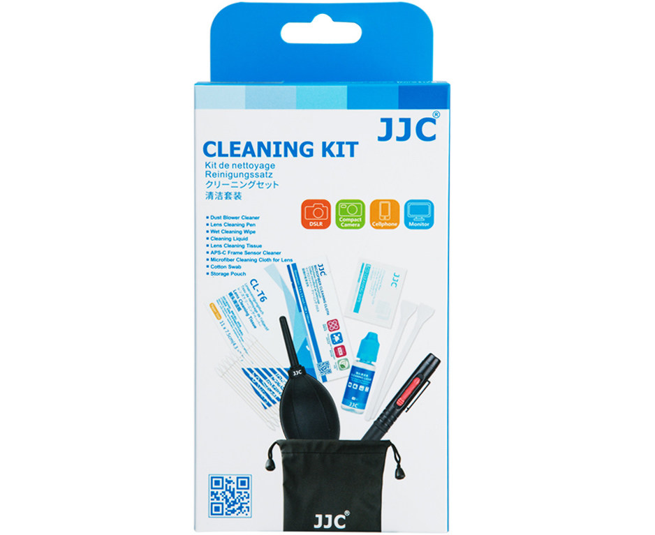 Купить набор для чистки оптики, матрицы и камеры #2 - JJC CL-PRO2 - девять самых необходимых чистящих средств для вашей фототехники