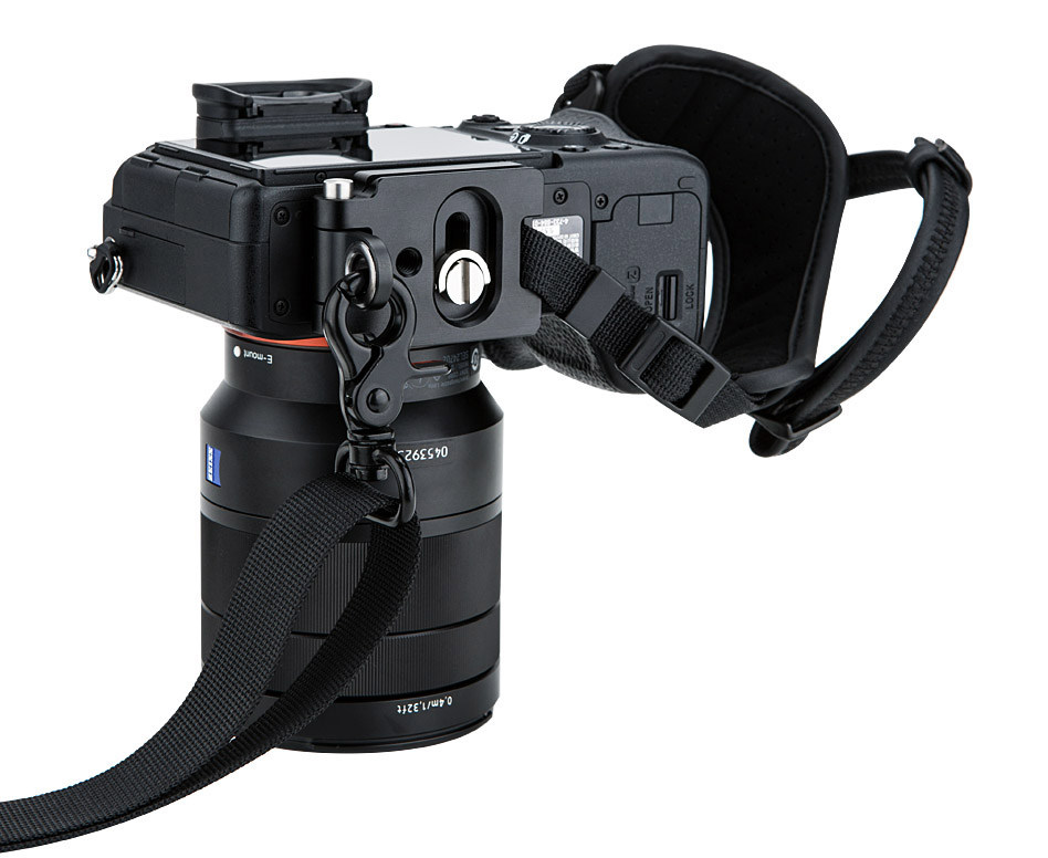 Купить удобный кистевой ремень с площадкой Arca-Swiss для компактных беззеркальных камер - JJC HS-ML1M BLACK
