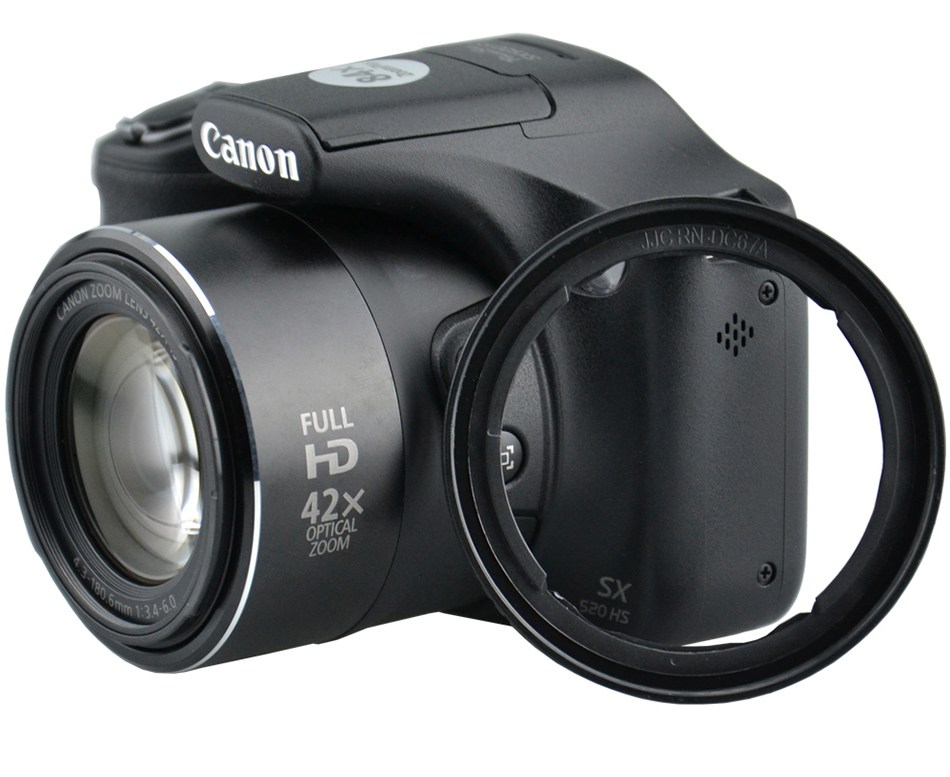 Купить Canon FA-DC67A адаптер для фильтров на фотокамеры Powershot SX70 HS, SX60 HS, SX520 HS, SX530 HS, SX 540 HS, SX50 HS, SX40 HS, SX30 IS, SX20 IS, SX10 IS и Canon SX1 IS - JJC RN-DC67A
