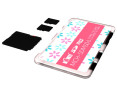 тонкий органайзер для SD и microSD карт памяти розовый