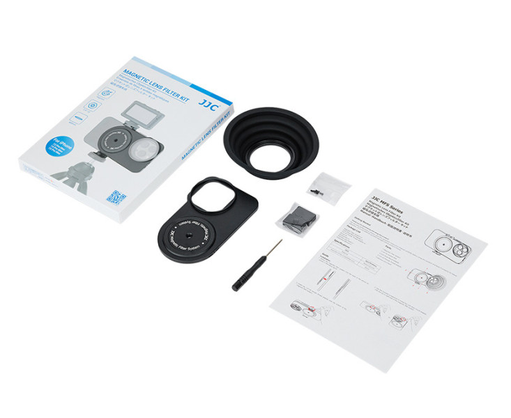 JJC MFS-IP MagSafe система установки светофильтров 49 мм на iPhone 13, 14, 15, 16 Pro с блендой