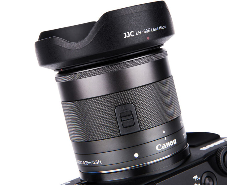 JJC LH-60E Бленда для объектива Canon EF-M 11-22mm f/4-5.6 IS STM