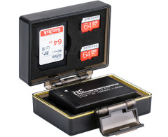 Защитный бокс для Canon LP-E17 и карт памяти SD / MicroSD