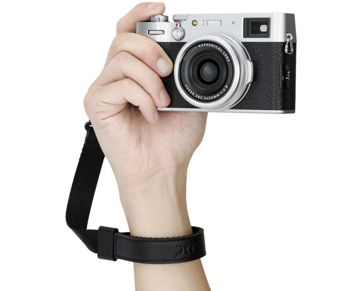 купить ремешок на запястье для фотокамер чёрный цвет