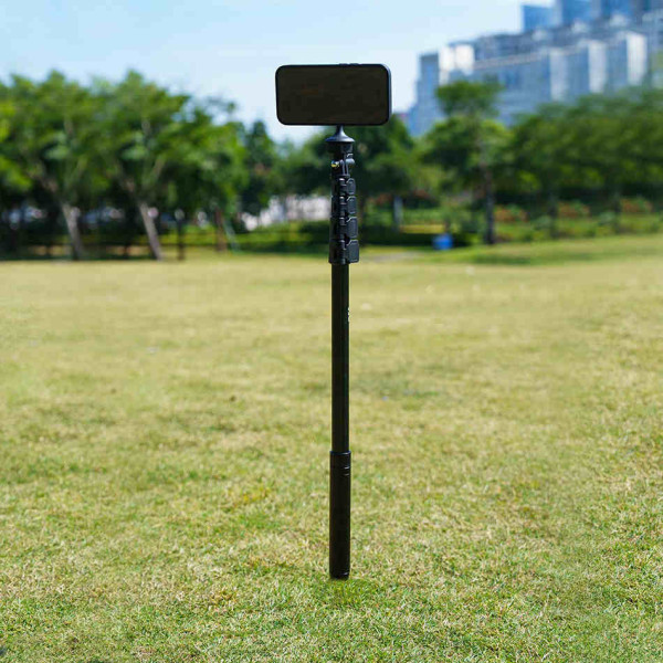 монопод с острыми колышками для травы и грунта