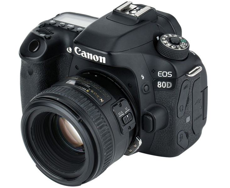 адаптер переходник с диафрагмой G Nikon на EF Canon