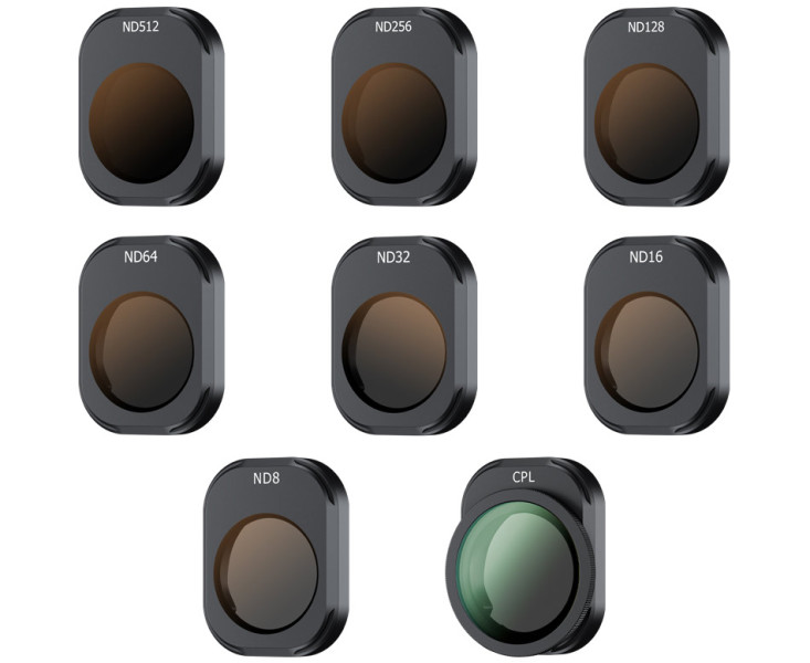 купить комплект восемь ND и CPL светофильтров для DJI Mini 4 Pro