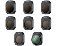 Восемь светофильтров для DJI Mini 4 Pro (ND8, ND16, ND32, ND64, ND128, ND256, ND512, CPL)