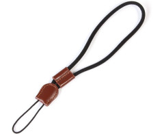 Ремешок на руку для фотокамер, биноклей, видеокамер (черный/коричневый)