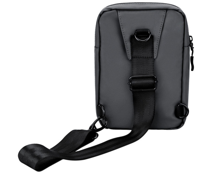 лучшая прогулочная кроссбоди сумка для фотографа серая