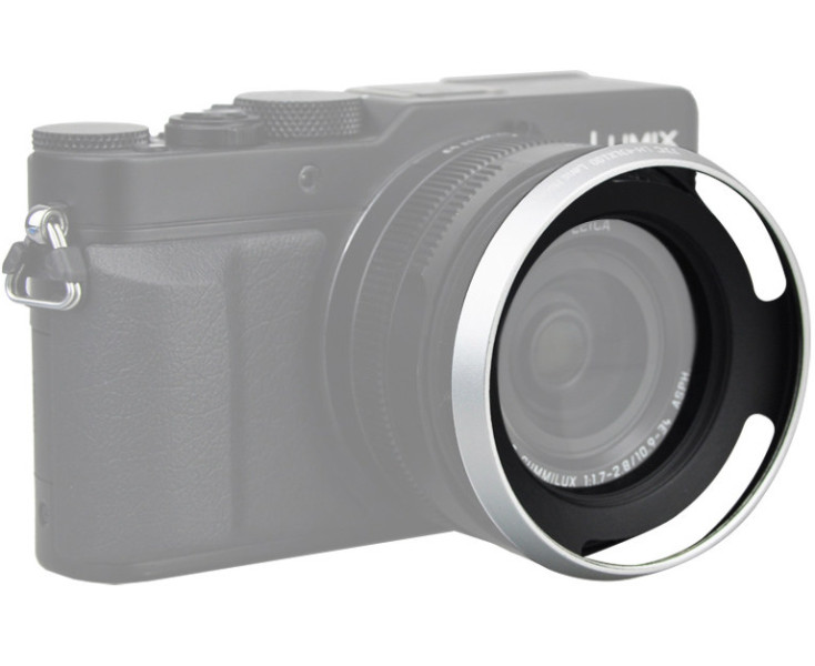 серебристая бленда для Panasonic Lumix DMC-LX100