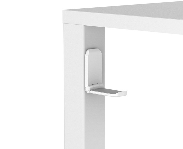 белая вешалка для наушников складная