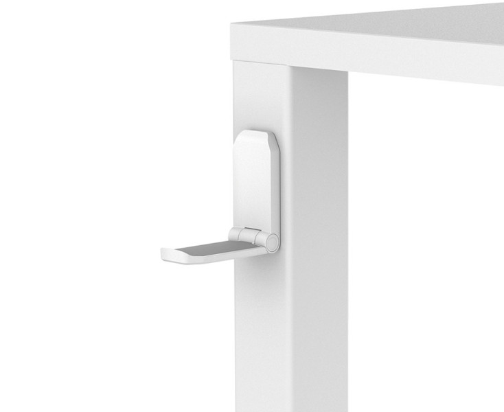 повесить наушники на ножку стола