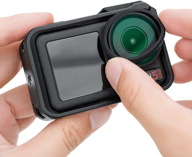 пять силиконовых колец для защиты оптики DJI Osmo Action 3