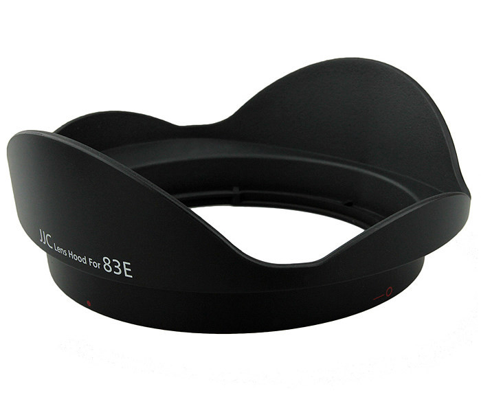 JJC LH-83E бленда для объективов Canon EF-S 10-22mm f/3.5-4.5L USM, EF 16-35mm f/2.8L USM, EF 17-40mm f/4L USM и EF 20-35 mm f/3.5-4.5 USM