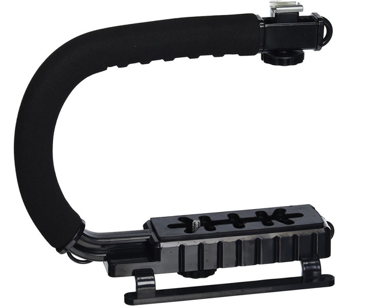 Стабилизатор рукоятка С-формы с башмаком для света и монитора