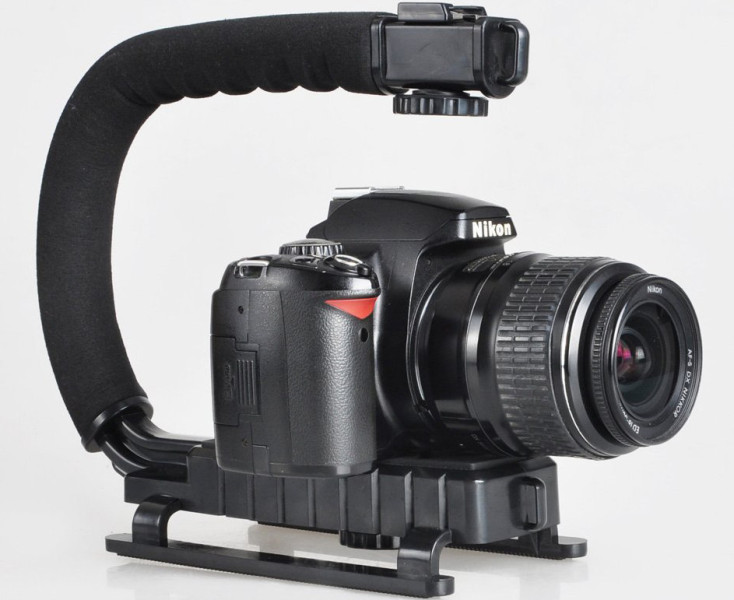 Стабилизатор рукоятка С-формы с башмаком для света и монитора