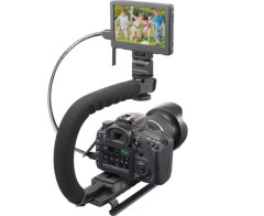 Стабилизатор рукоятка С-формы с башмаком для света и монитора