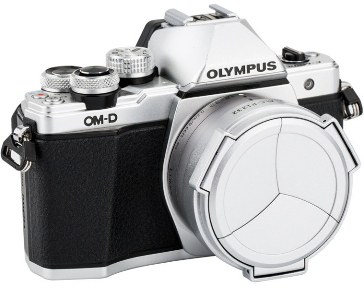 автоматическая крышка для Panasonic Lumix G Vario 12-32mm серебристая