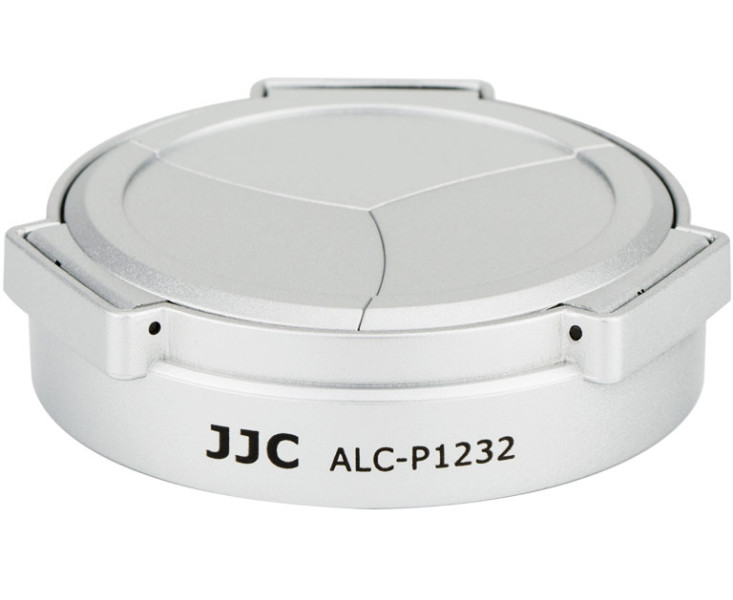JJC ALC-P1232 SILVER серебристая автоматическая крышка для Panasonic Lumix G Vario 12-32mm