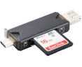 USB 3.0 картридер серый