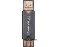 JJC CR-UTC3 GRAY Картридер USB 3.0 + Type-C + MicroUSB OTG для SD и MicroSD карт памяти, серый цвет