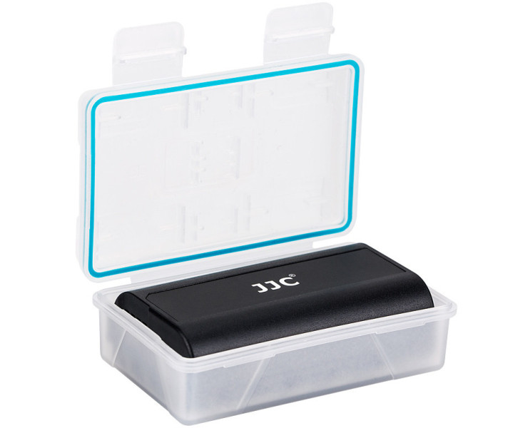 JJC BC-5 Защитный бокс для аккумулятора камеры и SD microSD карт памяти