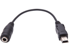 Адаптер микрофона для GoPro Hero 4 / 3 / 3+ (miniUSB - Jack 3.5 мм)
