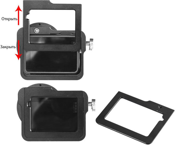 железная рамка со светофильтром для gopro hero 5
