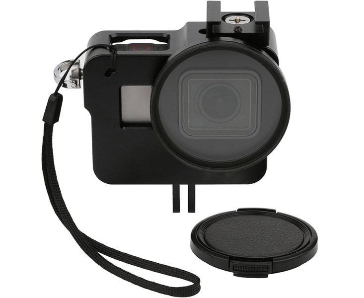 купить металлическую рамку для Gopro 5 с 52 мм фильтром