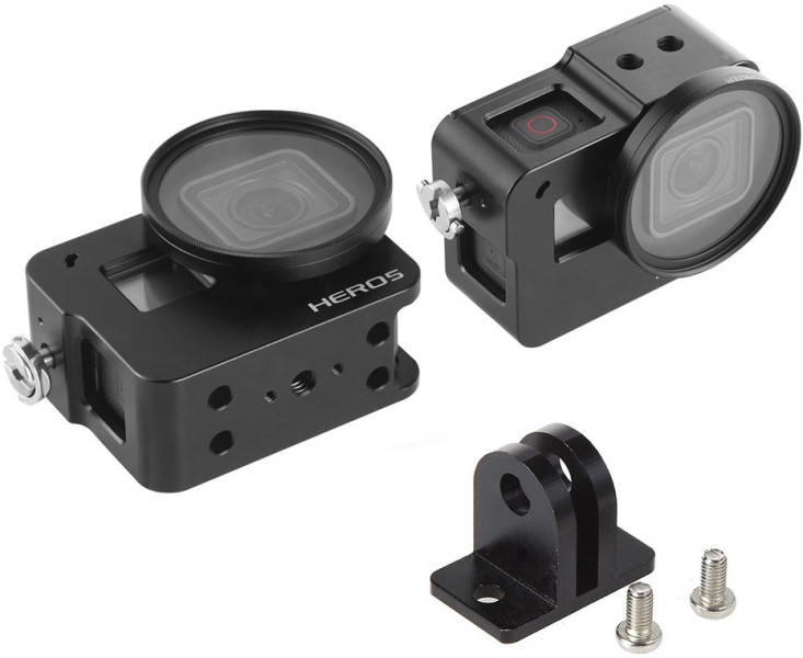 металлическая крепежная рамка Gopro 5 с UV фильтром