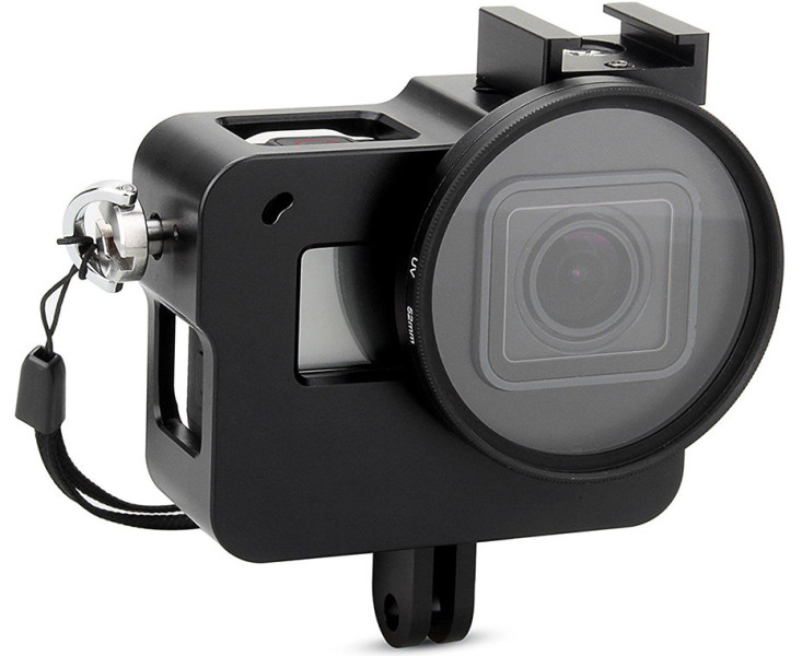 рамка металлическая для GoPro 5 с UV фильтром и крышкой 52 мм