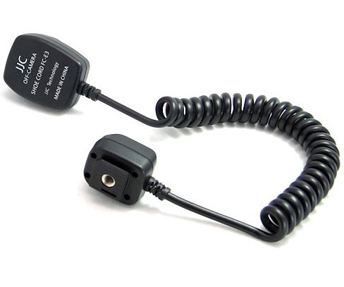 Выносной удлинительный кабель для вспышек Canon Off-camera shoe cord JJC