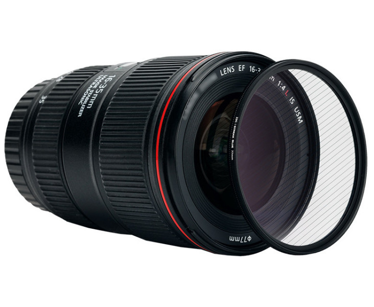 тонкий полосовой Blue Streak фильтр 77 мм