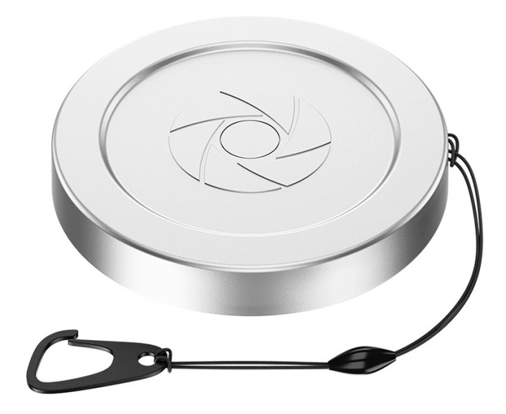 JJC LC-SF2 SILVER Серебристая магнитная крышка объектива Leica SOFORT 2