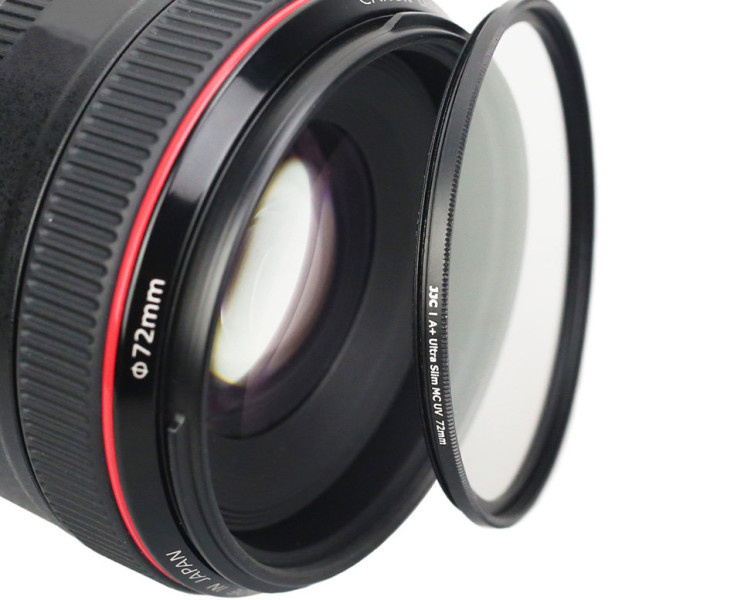 тонкий защитный фильтр на объектив 72 мм A+