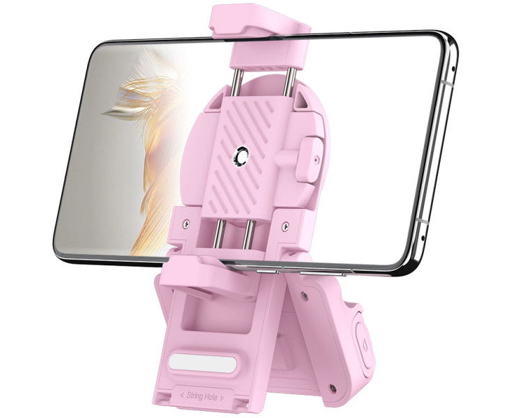 рукоятка для съёмки на iphone розовая