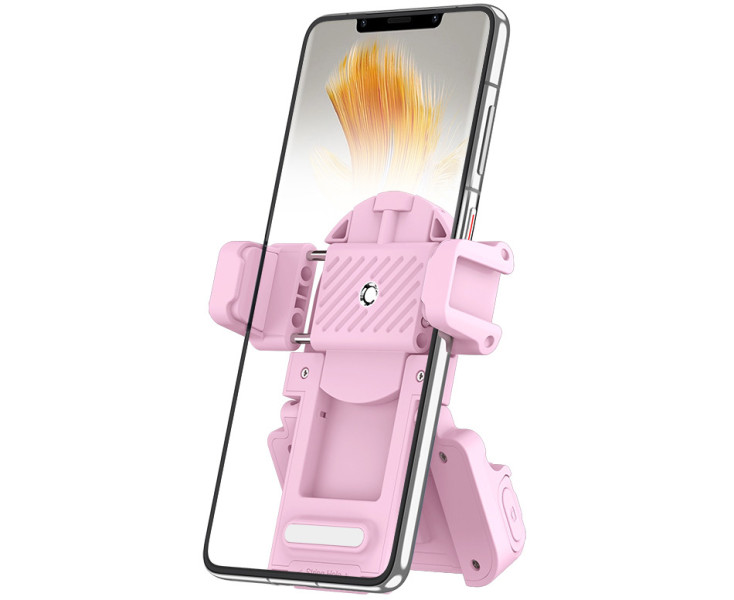 рукоятка для съёмки на android смартфон розовая