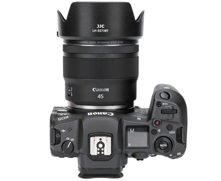JJC LH-ES73BT Бленда Canon ES-73B лепестковая для объектива Canon RF 45mm f/1.2 STM