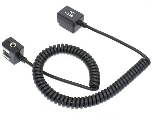 Выносной удлинительный кабель для вспышек Sony 2-в-1 Off-camera shoe cord JJC