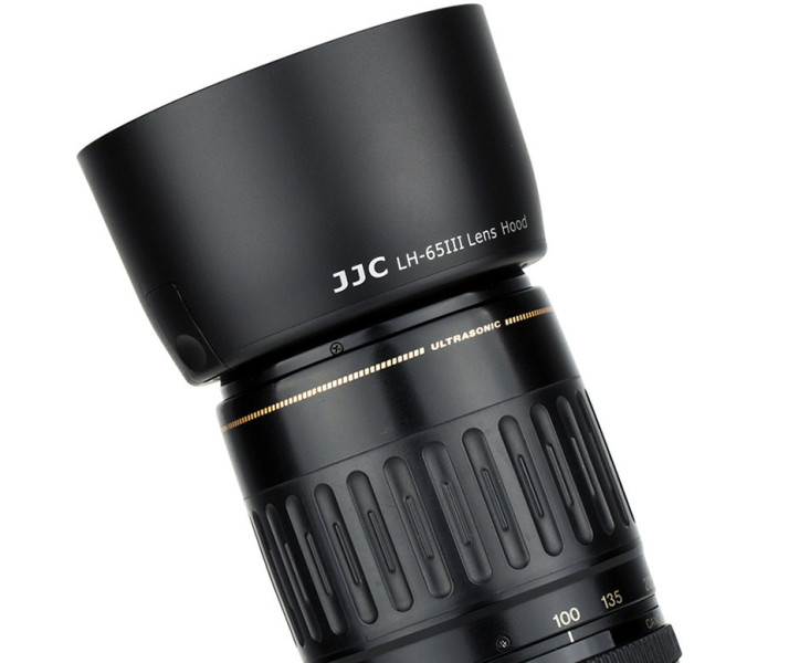 JJC LH-65III Аналог бленды Canon ET-65III для объективов Canon EF 100-300mm f/4.5-5.6 USM, EF 100mm f/2 USM, EF 135mm f/2.8 with Softfocus, EF 85mm f/1.8 USM
