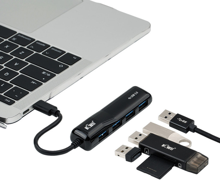 Type-C разветвитель хаб на 4 порта