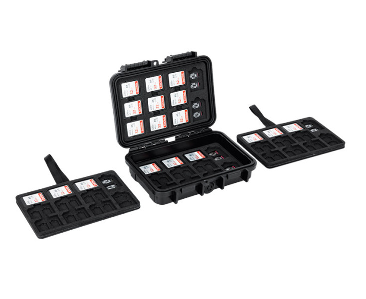 Kiwifotos RBC-ST132 Защитный бокс на восемьдесят восемь microSD и сорок четыре SD карты памяти