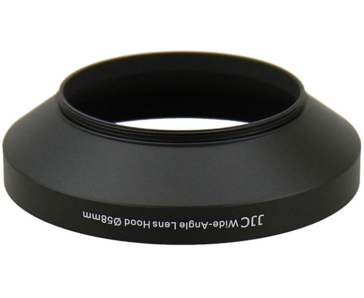 резьбовая металлическая широкоугольная бленда 58 мм