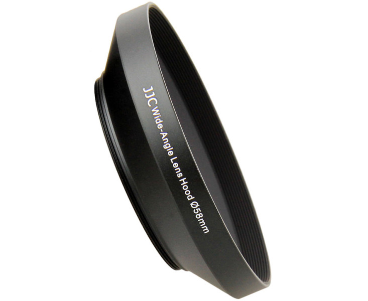 JJC LN-58W Металлическая широкоугольная резьбовая бленда 58 мм