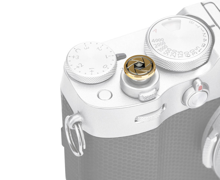 купить мягкую спусковую кнопку Shutter золотистая