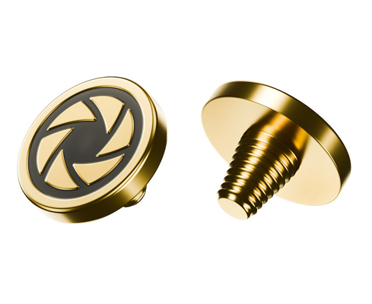 резьбовая спусковая кнопка Shutter золотистая